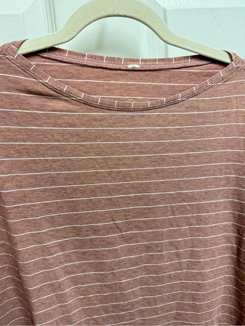 Lululemon Striped Short-Sleeve Tee in Dusty Rose - Picture 5 of 9